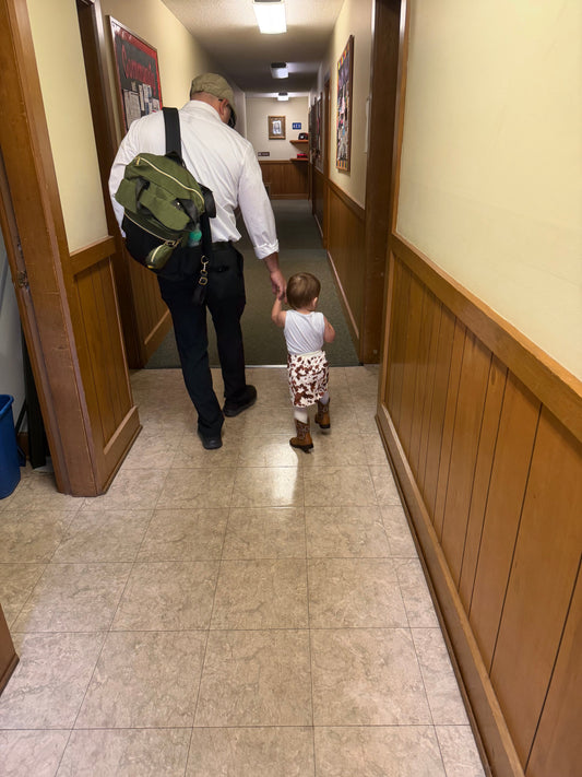 Porch Lights on Dark Nights