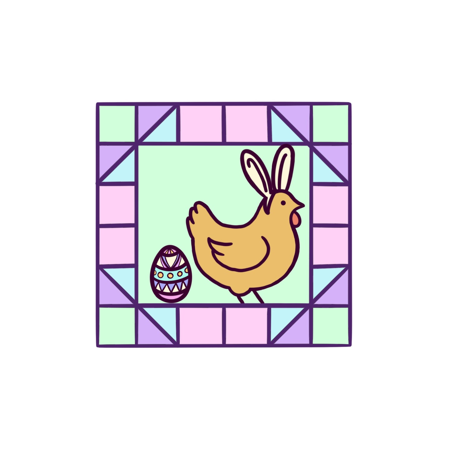 Grain and Butter Icon Stickers