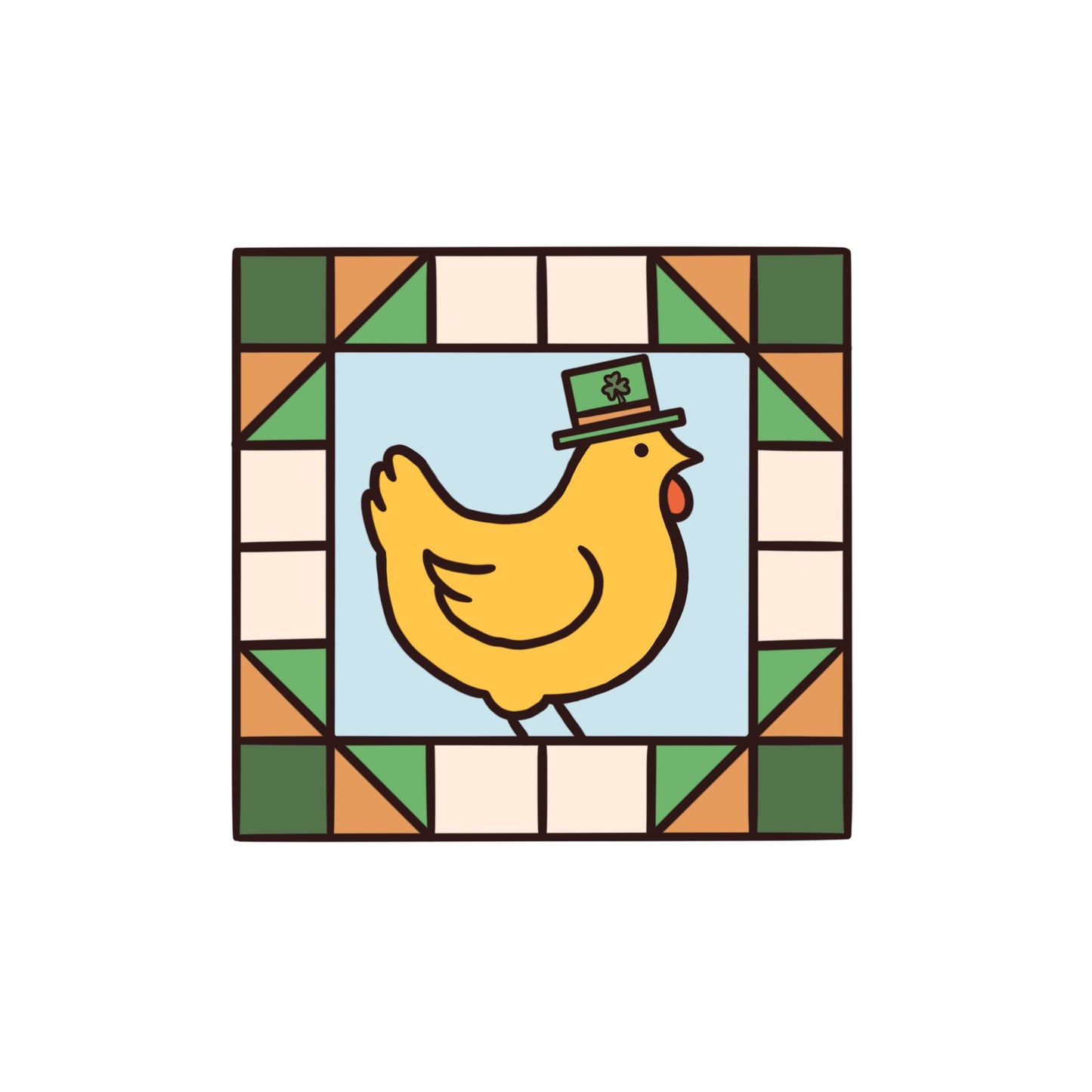 Grain and Butter Icon Stickers